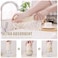 Homaxy 12 Pack Kitchen Dish Cloths Ultra Soft and Absorbent Dish Towels Reusable Fast Drying Microfiber Cleaning Cloth Coral Velvet Wave Design Nolint 10 x 10 inches Beige