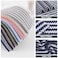Homaxy 12 Pack Kitchen Dish Cloths Ultra Soft and Absorbent Dish Towels Reusable Fast Drying Microfiber Cleaning Cloth Coral Velvet Wave Design Nolint 10 x 10 inches Navy Blue