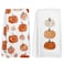 KFXHANGD Fall Pumpkin Decor Kitchen Towels and Dishcloths Set of 2 Fall Thanksgiving Day Hand Dish Towel Farmhouse Autumn Pumpkins Decorative Hand Tea Towels for Bathroom Kitchen 1624 Inch