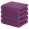 Kitinjoy 100 Cotton Waffle Weave Kitchen Hand Towels 13 x 28 Inches Violet 4Pack Super Soft and Absorbent Dish Towels for Drying Dishes