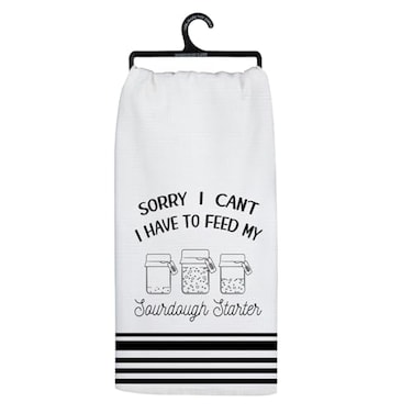 Koesus Funny Sourdough Baking Kitchen Towels Gifts for Sourdough Bakers Tea Dish Towels for Kitchen Baking Lover Gifts Decorative Hand Towels 16x24 Inch