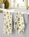 Miss Adola Flour Sack Kitchen Towels Set of 2 Spring Dish Towels with Hanging Loop 18x26 Inch Absorbent Reusable Cotton Cloths for Cleaning Cute Design Home Decorative Housewarming Canned Kimchi