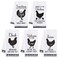R HORSE 5Pcs Funny Chicken Kitchen Dish Towel Set Absorbent Quick Dry Cloth Dish Tea Towels Reusable Bar Hand Dishcloths Decor for Bathroom Kitchen Home Supplies