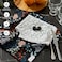RECYCO Waffle Kitchen Towel Set of 2 Quick Dry Microfiber Sustainable Dish Towels Ultra Absorbent Reusable Cleaning Tea Towels Lightweight Hand Towels16x 28 Enchanted Bloom
