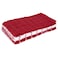 Ritz Premium 100 Cotton Terry Check Kitchen Dish Towels Highly Absorbent Super Soft LongLasting 25x15 3Pack Paprika Red