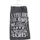 Primitives by Kathy I Love Hugs I Love Kisses Decorative Kitchen Towel WhiteBlack 28 Square