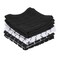 Ritz Premium 100 Cotton Terry Check Kitchen Dish Cloths Highly Absorbent Super Soft LongLasting 12x12 6Pack Black