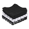 Ritz Premium 100 Cotton Terry Check Kitchen Dish Cloths Highly Absorbent Super Soft LongLasting 12x12 6Pack Black