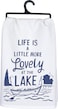 Primitives by Kathy 104268 LOL Made You Smile Dish Towel 28 x 28Inches Lovely at The Lake