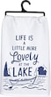 Primitives by Kathy 104268 LOL Made You Smile Dish Towel 28 x 28Inches Lovely at The Lake