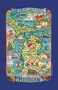 Kay Dee Adventure Destinations Michigan Map Tea Towel