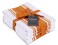 AMOUR INFINI Kitchen Towels 100 Cotton Pack of 4 Highly Absorbent Quick Drying Premium Striped Dish Towel for Kitchen with Hanging Loop Hand Tea Towels Orange