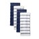 KitchenAid Albany Kitchen Towel 4Pack Set Blue WillowWhite 16x26