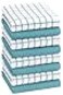 Bumble Towels Bumble Dish Cloths 8 Pack 12 x 12 100 Cotton Kitchen Towels 405 GSM Soft Highly Absorbent Durable Dish Towels for Kitchen Aqua