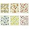 Patelai 6 Pcs Mixed Fruit Swedish Kitchen Dishcloths Reusable Dish Towels Absorbent and Quickly Dry Cleaning Cloths for Kitchen Lemon Orange Strawberry Blueberry Cherry Avocado Cleaning Wipes