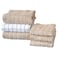 Ritz Premium Kitchen Towel and Dish Cloth Value Set Highly Absorbent Super Soft LongLasting 100 Cotton Checked and Solid Hand Towels Tea Towels Bar Towels 6 Pack Putty