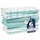 LANE LINEN Cotton Kitchen Towels and Dish Cloths Set 6Pack Absorbent QuickDrying Dish Towel 18 x 28 Soft Premium Hand and Tea Towels Aqua