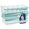 LANE LINEN Cotton Kitchen Towels and Dish Cloths Set 6Pack Absorbent QuickDrying Dish Towel 18 x 28 Soft Premium Hand and Tea Towels Aqua
