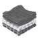 Ritz Terry Check Dish Cloth Set Highly Absorbent Super Soft 100 Cotton Durable Kitchen Cleaning Cloths for Wiping Tables and Counters 6Pack Gray