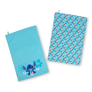 Ukonic Disney Lilo Stitch Kitchen Hand Tea Towel Set QuickDry Wash Cloth Highly Absorbent Dish Towel