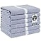 LANE LINEN Lane Linen Kitchen Towel Set 6 Pack 100 Cotton Hand Towels for Kitchen Dish Towels for Drying Dishes Lint Free 14x25 Good for Cleaning Windows Ceramic Surface Glass Stovetops Blue Chambray