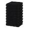 Homaxy 100 Cotton Waffle Weave Kitchen Dish Towels Ultra Soft Absorbent Quick Drying Cleaning Towel 13 x 28 Inches 8Pack Black