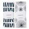 GEOMETRY Kitchen Tea Towels Quick Dry Microfiber Dish Towels for Kitchen Linework 18 x 30 2 Pack
