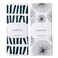 GEOMETRY Kitchen Tea Towels Quick Dry Microfiber Dish Towels for Kitchen Linework 18 x 30 2 Pack