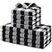 homing Buffalo Plaid Kitchen Towels and Dishcloths Set 12 x 12 and 13 x 28 Set of 8 Bulk Cotton Waffle Weave Dish Towels Super Soft Absorbent Hand Towels for Kitchen Black White