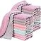 MISSJOJIAY 20 Pack Cleaning Cloth Kitchen Cloth Dish Towels Super Absorbent Coral Velvet Dishtowels Microfiber Premium Soft Tea Towels Quick Dry Rags Multipurpose Reusable Washcloths NonStick Oil Clot
