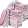 MISSJOJIAY 20 Pack Cleaning Cloth Kitchen Cloth Dish Towels Super Absorbent Coral Velvet Dishtowels Microfiber Premium Soft Tea Towels Quick Dry Rags Multipurpose Reusable Washcloths NonStick Oil Clot