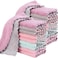 MISSJOJIAY 20 Pack Cleaning Cloth Kitchen Cloth Dish Towels Super Absorbent Coral Velvet Dishtowels Microfiber Premium Soft Tea Towels Quick Dry Rags Multipurpose Reusable Washcloths NonStick Oil Clot