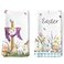 Arquiel 2Pcs Easter Christian Kitchen Tea Towels 100 Cotton Rabbit Flower Hand Towels Multiple Uses Quick Dry Dish Cloth for Table Kitchen Decor Housewarming Gifts