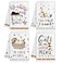 Hexagram Cat Kitchen Towels Set of 4 Cat Lover Gifts for Women Funny Cute Housewarming Dish Hand Towels for Home Kitchen Decor