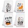 Hexagram Cat Mom Gifts for Women Lover Funny Cat Kitchen Towels Set of 4 Cute Dish Hand Towels for Housewarming Kitchen Decor
