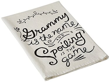 Primitives by Kathy 25541 LOL Made You Smile Dish TowelCotton Granny is The Name 28 x 28