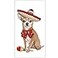 Mary Lake-Thompson Mary LakeThompson Chihuahua Sombrero Cotton Flour Sack Kitchen Towel