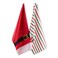 DII Holiday Dish Towels Christmas Kitchen Dcor 18x28 Santa Belt 2 Piece