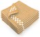 Fecido Classic Dark Kitchen Dish Towels with Hanging Loop Heavy Duty Absorbent Dish Clothes European Made 100 Cotton Tea Towels Set of 4 Beige
