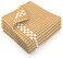Fecido Classic Dark Kitchen Dish Towels with Hanging Loop Heavy Duty Absorbent Dish Clothes European Made 100 Cotton Tea Towels Set of 4 Beige