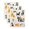 DII Swedish Dishcloths for Kitchen Cleaning Reusable Machine Washable Dishwasher Safe Biodegradable 775 x 675 Cats Everywhere 3 Piece