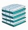 AMOUR INFINI Cotton Kitchen Dish Cloths Set of 8 Highly Absorbent Super Soft Premium Terry Cleaning Cloth 12x12 Inch Premium Dishcloths for Washing Dishes Turquoise