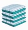 AMOUR INFINI Cotton Kitchen Dish Cloths Set of 8 Highly Absorbent Super Soft Premium Terry Cleaning Cloth 12x12 Inch Premium Dishcloths for Washing Dishes Turquoise
