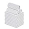TALVANIA White Kitchen Dish Towels 12 Pack 28 x 28 Inches Soft Absorbent Tea Towel 100 Cotton Ring Spun Bar Towels Lint Free Herringbone