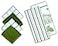 AMOUR INFINI Cotton Kitchen Towels and Dishcloths 6 Piece 4 Terry Dishcloths 12 x 12 and 2 Cotton Kitchen Towels 28 x 18 for Gifting and Decor Herbs Garden