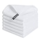 Kitinjoy 100 Cotton Kitchen Dish Cloths 12 X 12 Inches White 6 Pack Waffle Weave Ultra Soft Absorbent Dish Towels for Drying Dishes Quick Drying Kitchen Towels Dish Rags