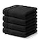 Homaxy 100 Cotton Waffle Weave Kitchen Towels 13 x 28 Inches Super Absorbent and Machine Washable Dish Towels for Drying Dishes 4Packs Black