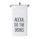 WCGXKO Funny Kitchen Towel Alexa Do The Dishes Housewarming Gift Hostess Gift Do The Dishes Alexa