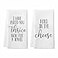 Saukore Fold in The Cheese Kitchen Towels 2 Pack Waffle Dish Towels TV Show Merchandise Gift Funny Bathroom Hand Towels Birthday Housewarming Gifts for SC Fans
