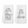 Saukore Fold in The Cheese Kitchen Towels 2 Pack Waffle Dish Towels TV Show Merchandise Gift Funny Bathroom Hand Towels Birthday Housewarming Gifts for SC Fans